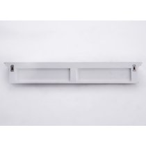 Allthorp Wooden Coat Rack In Classic White With 8 Hooks