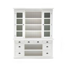 Allthorp Storage Bookcase With Basket Set In Classic White