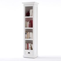 Allthorp Bookshelf with Drawer Classic White