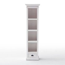 Allthorp Bookshelf with Drawer Classic White