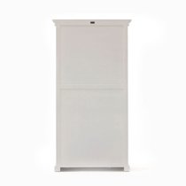 Proviko Wooden Bookcase With 2 Drawers In Classic White