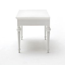 Proviko Wooden Computer Desk In Classic White