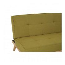 Porrima 3 Seater Fabric Sofa Bed In Green