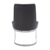 Azaltro Black Faux Leather Dining Chairs In Pair