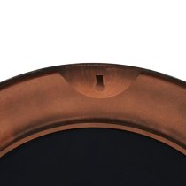 Almory Round Wall Bedroom Mirror In Copper Frame