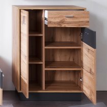 Coyco LED Hallway Furniture Set 6 In Wotan Oak And Grey