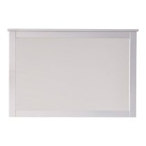 Valdo Wall Mirror In White Wooden Frame