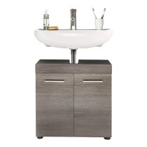 Britton Bathroom Sink Vanity Unit In Sardegna Smoky Silver