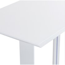 Atlantis High Gloss Bar Table In White With LED Lighting