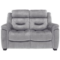 Darley Upholstered Fabric 2 Seater Sofa In Grey