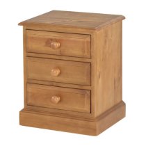 Herndon Wooden Bedside Cabinet In Lacquered