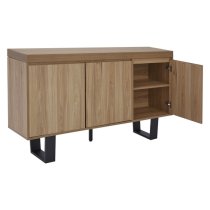 Otell Wooden Sideboard With U-Shaped base In Natural