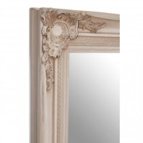 Antonia Wall Bedroom Mirror In Off White Frame