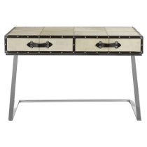 Kensick Rectangular Wooden Console Table In Natural