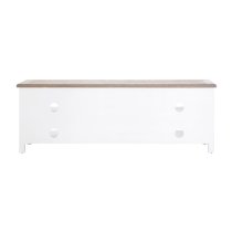 Hampro Wooden TV Stand With 2 Drawers In Oak And White