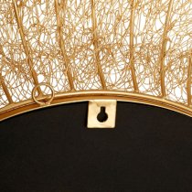 Casa Round Wall Mirror In Gold Metal Frame