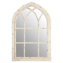 Sake Window Design Wall Bedroom Mirror In Chinese Oak Frame