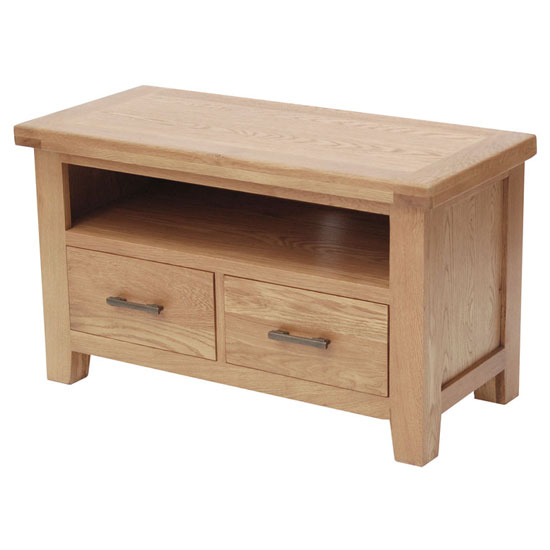 Hampshire Wooden Small TV Unit In Oak