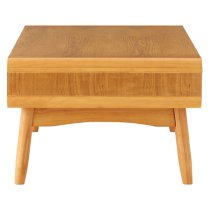 Maloga Wooden Coffee Table With 4 Drawers In White And Oak