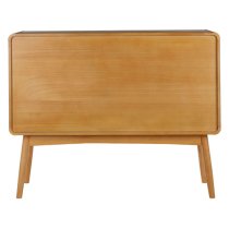 Maloga Wooden Sideboard With 1 Door 2 Drawers In White And Oak