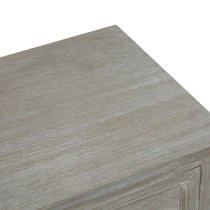 Heritox Wooden Sideboard With 2 Doors 2 Drawers In Grey