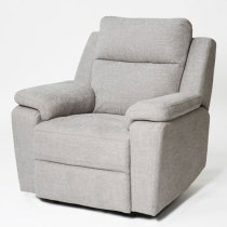 Jackson Fabric Recliner Armchair In Beige