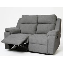 Jackson Fabric 2 Seater Recliner Sofa In Grey