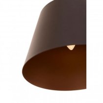 Lena 1 Pendant Light In Matte Black