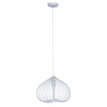 Lavish Iron 1 Pendant Light In Silver