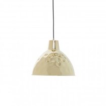 Lena Hammered Pendant Light In Gold