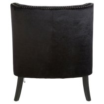 Darligo Upholstered Velvet Armchair In Black