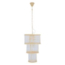 Salas Small Ribbed Pattern 3 Tier Chandelier Light In Gold