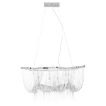 Larisa Basket 6 Bulbs Pendant Light In Chrome