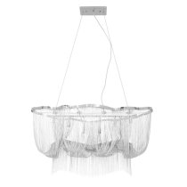 Larisa Basket 6 Bulbs Pendant Light In Chrome