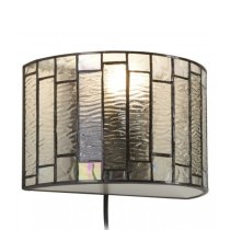 Waldron Deco Wall Light In Bronze Tone