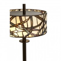 Waldron Branch Table Lamp In Bronze Tone