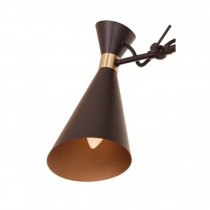 Lenox 3 Bent Arm Pendant Light In Black And Gold