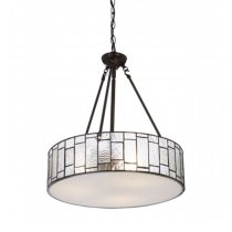 Waldron Deco 1 Pendant Light In Bronze Tone