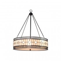 Waldron Diamond 1 Pendant Light In Bronze Tone