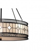 Waldron Diamond 1 Pendant Light In Bronze Tone