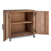 Micos Large Wooden Storage Cabinet With 2 Doors In Natural Elm