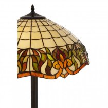 Wisterias Tiffany Umbrella Shade Floor Lamp In Bronze