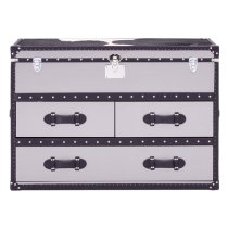 Kensick Wooden Storage Cabinet In Black And White