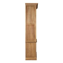 Lyox Wodoen 4 Doors Display Cabinet In Oak