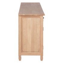 Lyox Wooden 4 Doors 4 Drawers Sideboard In Natural