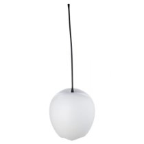 Gaily Medium Ceramic Cherry Sculpture In Matt White