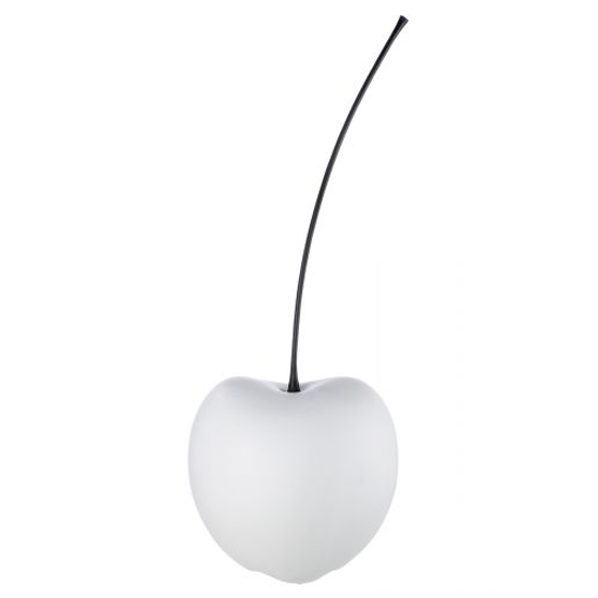 Gaily Large Ceramic Cherry Sculpture In Matt White