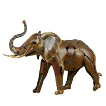 Glide Savanna Giant Metal Sculpture In Antique Brown