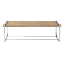 Menta Wooden Coffee Table In Natural Elm