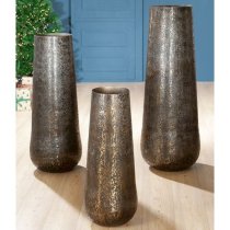 Cobre Aluminium Small Decorative Vase In Copper